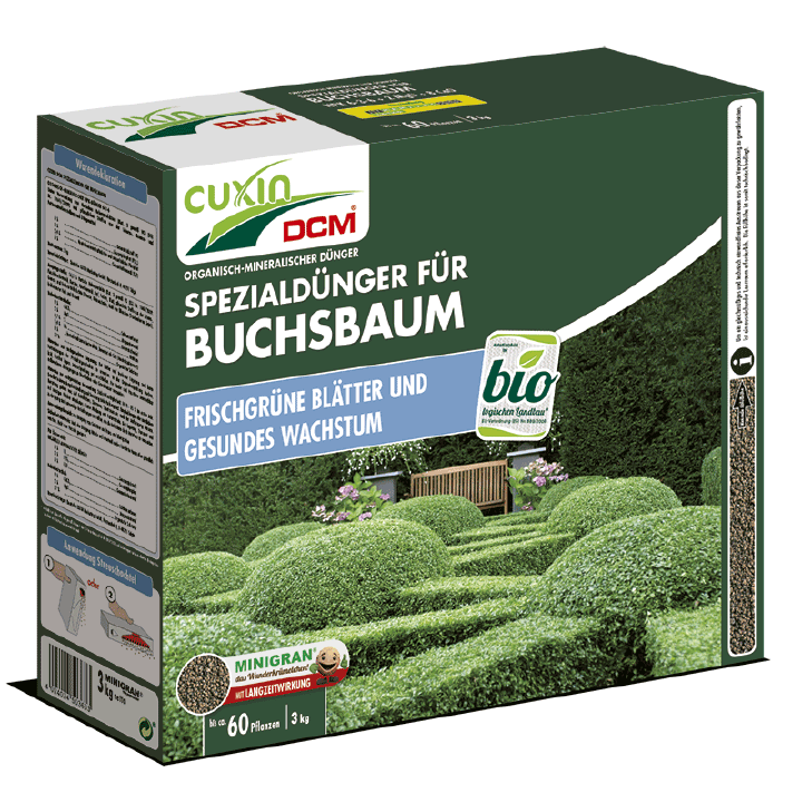 CUXIN DCM Spezialdünger für Buchsbaum MINIGRAN